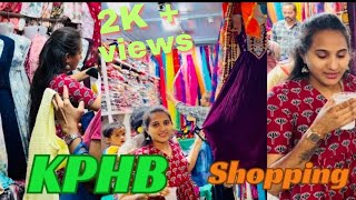 KPHB street shopping🛍️1000₹ Full outfit🥻challengeR VlogsWill I complete the challenge🤔EP04 [upl. by Berry131]