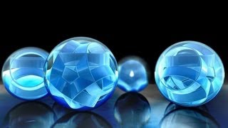 Stellardrone  Crystal Spheres Visualization [upl. by Nahshun]