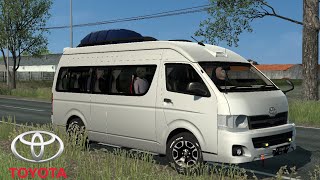 TOYOTA HIACE TOURIST VAN  Euro Truck Simulator 2 [upl. by Charita]