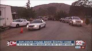 Explosives found inside Bodfish home [upl. by Naujid]