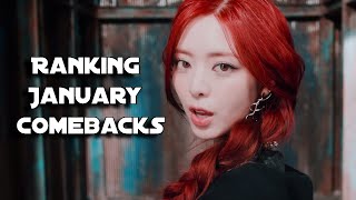 Ranking January 2024 KPOP Comebacks [upl. by Atima]