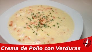 Crema de Pollo con Verduras  La Cocina Imperfecta [upl. by Emmeline]