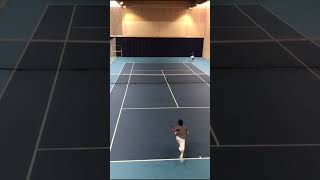 Return of serve forehand tennis serve [upl. by Etteloc]