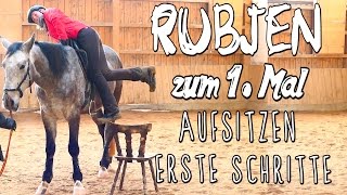 Rubjens erste Schritte unterm Sattel ✮ ♥ [upl. by Rhines]