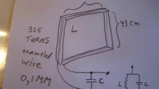 Making a VLF antenna for the 2 KHz10 KHz band and tune it intest old video 2008 [upl. by Notyalc56]