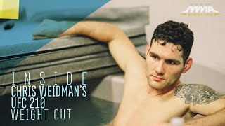 Inside Chris Weidmans Final UFC 210 Weight Cut  MMA Fighting [upl. by Ahsilav971]