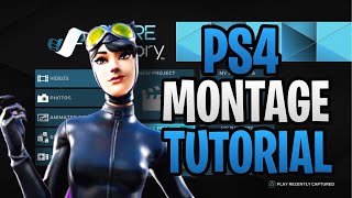 How To Make A Montage On PS4 SHAREfactory Tutorial [upl. by Rabbi]