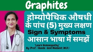 Graphites Homoeopathic Medicine Explained By Dr Hande Five Main Symptoms  BHMS Skin disease [upl. by Dannie]