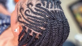 NATURAL HAIR TWIST ON A COARSE AFRICAN HAIR [upl. by Hedwig522]