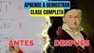 Como Entender y Hacer DEMOSTRACIONES en Matemáticas Nivel GAUSS [upl. by Strenta]