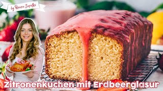 Der Beste Vegane Zitronenkuchen  saftig einfach lecker LieblingsRezept [upl. by Eamon405]