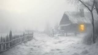 Intense Blizzard amp Wind Sounds for Sleeping  Heavy Winter Storm  Howling Wind amp Blowing Snow [upl. by Cirdec]