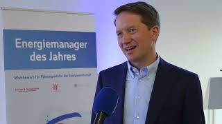 Dr Florian Bieberbach ist „Energiemanager des Jahres“ 2024 [upl. by Nuhsal]