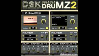 DSK mini DrumZ 2  Free VST [upl. by Dex]