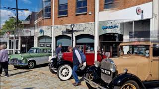 Fareham Town Centre Classic Cars 14th September 2024 [upl. by Adnelg]