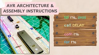 AVR Assembly IN OUT Program Counter SREG Conditional Branch Stack Stack Pointer Part 2 [upl. by Marietta]