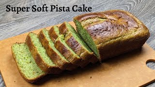 Pistachio Cake  Super Soft Pista Cake Tea Time Recipe  How To Make Moist Soft Pistachio Cake [upl. by Nitsej]