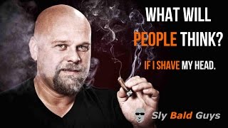 How To Shave Your Head With Straight Razor  Bald Head Shave [upl. by Etnovad]