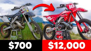 Incredible CR250 2 Stroke Dirt Bike Rebuild from Start to Finish [upl. by Kcajyllib]