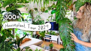 300 Houseplant Tour 🌿 2024 Plant Collection Home Tour Rare and Common 🌱 [upl. by Frolick777]