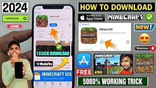 📲MINECRAFT DOWNLOAD IOS  HOW TO DOWNLOAD MINECRAFT FOR FREE IN IPHONE  MINECRAFT IOS DOWNLOAD FREE [upl. by Yelrebma]