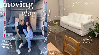 Moving Vlog 01  Empty Apartment Tour Assembling the IKEA Harlanda Couch Cleaning amp Settling In [upl. by Monetta]