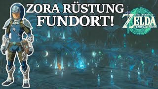 Zora Rüstung Set bekommen  Zora Beinschutz Zora Helm Rüstung amp Beinschutz in Totk finden [upl. by Cyna]