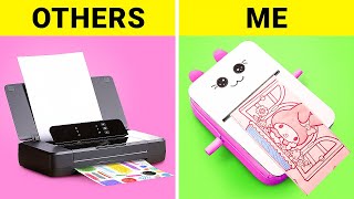 BRILLIANT CARDBOARD IDEAS  Cute DIY Printer Smart Parenting Crafts amp DIY Toys by 123 GO SCHOOL [upl. by Annazus437]