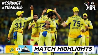 CSK vs GT 7th Match IPL 2024 Highlights  IPL Highlights 2024  CSK vs GT highlights today [upl. by Farkas]