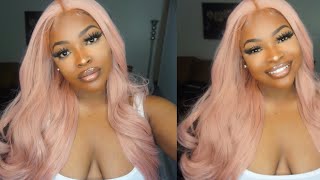 Rose Gold Amazon Wig  38  LucyHairWig 🌸 [upl. by Lewellen]