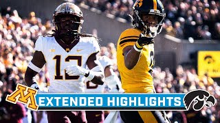 Minnesota at Iowa  Extended Highlights  Big Ten Football  Oct 21 2023 [upl. by Ardnosal]