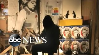 Banksy reveals how he shredded a work of art after it was sold at auction [upl. by Adniled473]