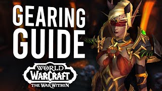 How To Gear And CatchUp In 1105 Up To 625 Item Level FAST  The War Within [upl. by Eedya]