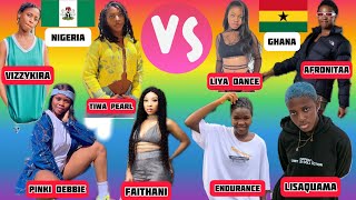 Nigeria vs Ghana female dancers challenge 2021 [upl. by Alwin563]