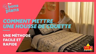 Notre astuce pour enfiler sa housse de couette 💡 [upl. by Harelda]