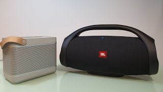 JBL Boombox VS BEOLIT 17 Bang amp Olufsen  review sprecs comparison sound test [upl. by Abraham376]