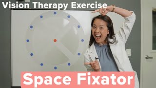 👀 A Vision Therapy Exercise To Improve Eye Tracking  Space Fixator [upl. by Darrick515]