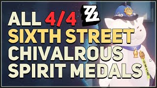 All Sixth Street Chivalrous Spirit Medals Zenless Zone Zero [upl. by Mckale199]