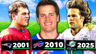 I Played the ENTIRE Career of TOM BRADY [upl. by Peednus]