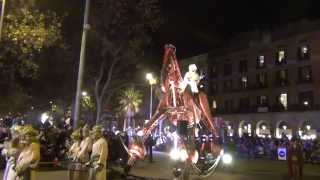 CABALGATA REYES MAGOS 2015 BARCELONA [upl. by Colwen600]