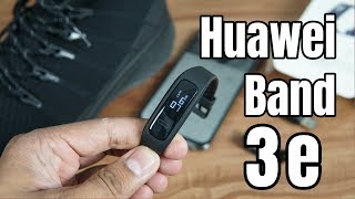 Huawei Band 3e Unboxing Features Setup  Huawei Health App  Foot Mode Wrist Mode for Rs 1699 [upl. by Elbert825]