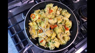 Incredible Boil amp Fried Breadfruit MeatFreeMondays  CaribbeanPotcom [upl. by Atilegna]