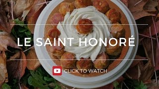 Le Saint Honoré bilingual recipe frenchenglish [upl. by Nordin]