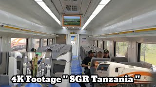 4K VIdeo Footage SGR Tanzania INSIDE MODERN TRAIN 🚆 Like 5 ⭐ Hotel Dar Dodoma [upl. by Adnic]