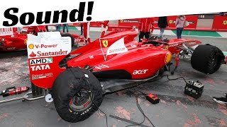 Ferrari F1 V8 amp V10 Engine Sound  Startup amp Revving  Corse Clienti Mugello 2017 [upl. by Kopans]