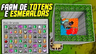 FARM de PILLAGER FÁCIL e AUTOMÁTICA para Minecraft Bedrock 120 MCPE XBOX PS4 Switch PC [upl. by Anitirhc]