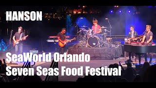 HANSON Performs at Bayside Stadium SeaWorld Orlando Seven Seas Food Festival 31923 Full Show [upl. by Zsa Zsa673]