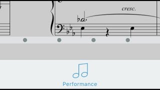 Piascore  Performance mode  演奏モード [upl. by Herzig663]