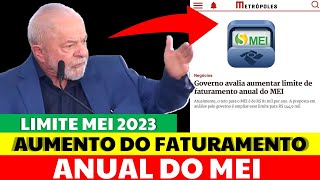 😱AGORA VAI LULA anuncia AUMENTO do LIMITE de FATURAMENTO ANUAL do MEI [upl. by Odericus868]