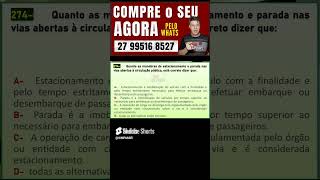 Perguntas mais cobradas do DETRAN 2024 SIMULADO do DETRAN 2024 EXAME TEÓRICO DETRAN 2024 [upl. by Hgielrahc]